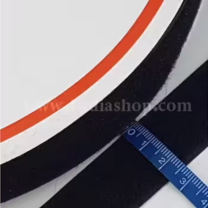 زیپ چسب باریک مشکی نرمه