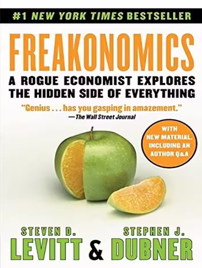 کتاب Freakonomics: A Rogue Economist Explores the Hidden Side of Everything (زبان اصلی)