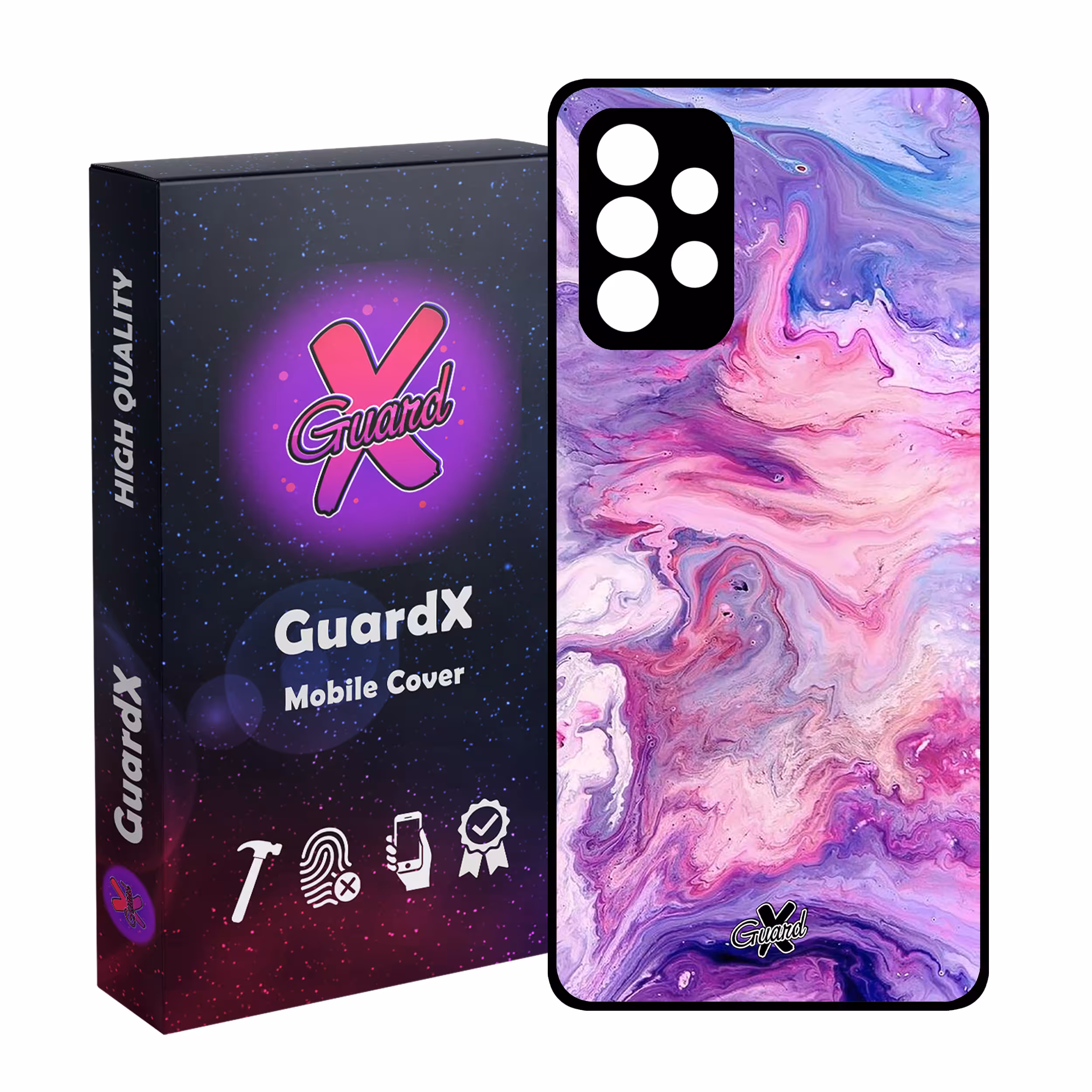 کاور گارد ایکس طرح ماربل مدل Glass10303 مناسب برای گوشی موبایل سامسونگ Galaxy A53