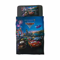 سرویس خواب ملروز مدل Cars2 یک نفره 3 تکه