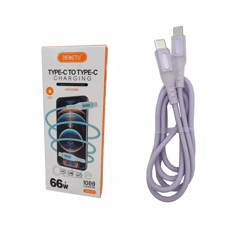 کابل تایپ سی ژله ای Dengtu مدل DT-11
