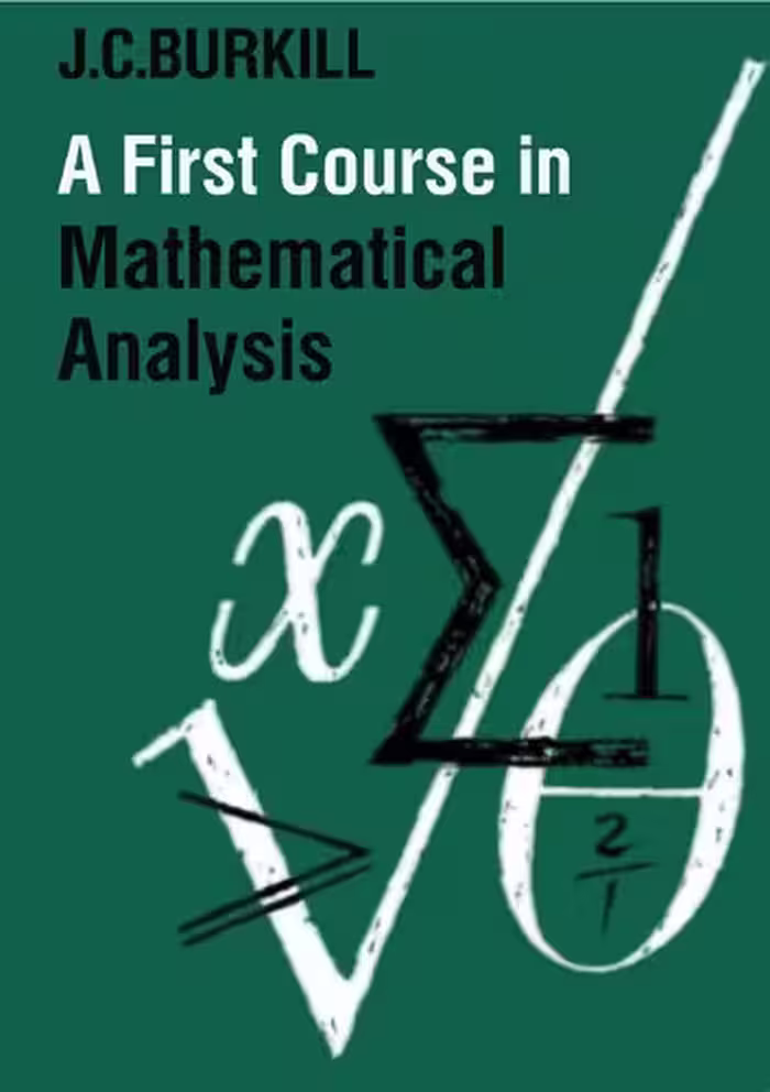 خرید و دانلود نسخه کامل کتاب A First Course in Mathematical Analysis