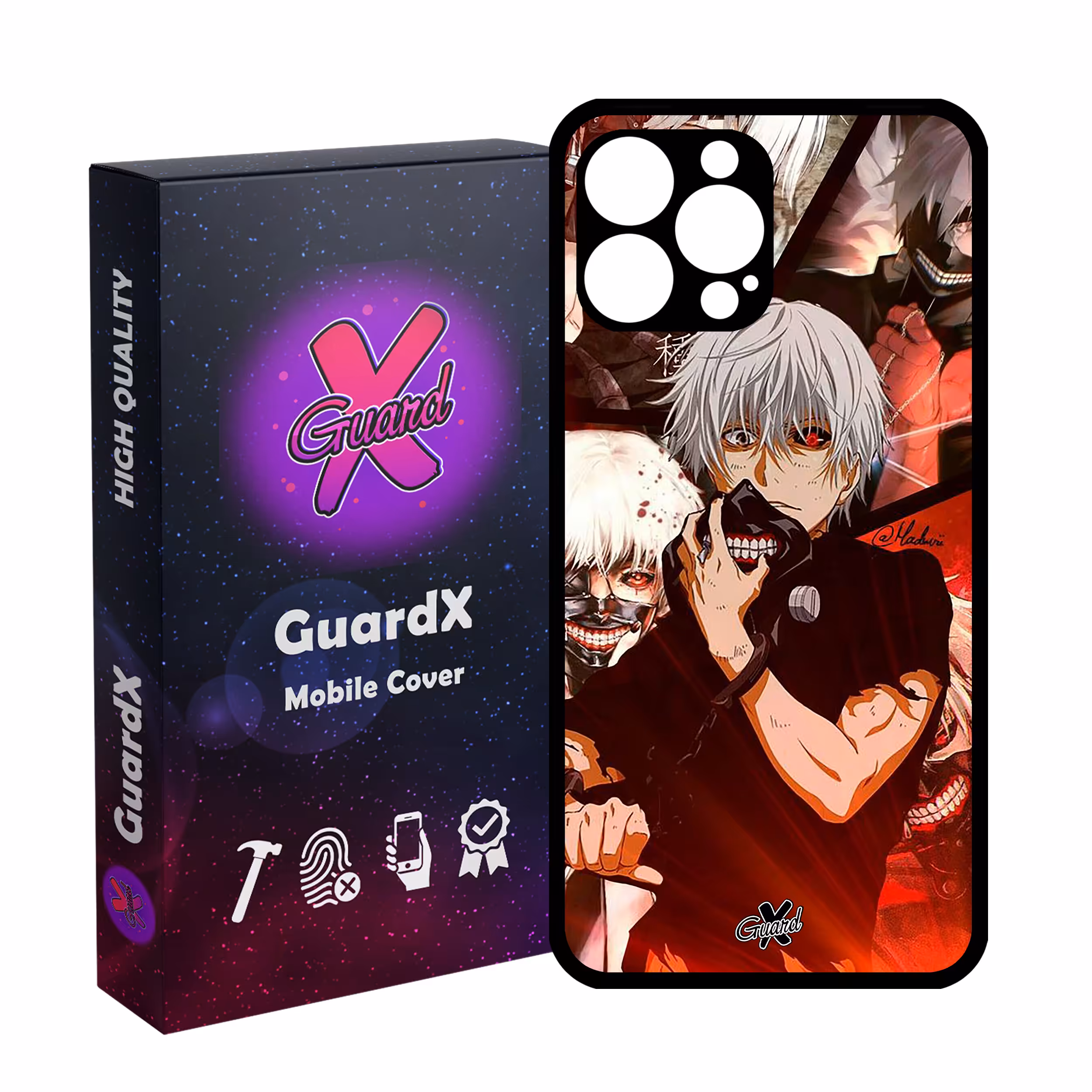 کاور گارد ایکس طرح Tokyo Ghoul Anime مدل Glass10549 مناسب برای گوشی موبایل اپل iPhone 13 Pro Max