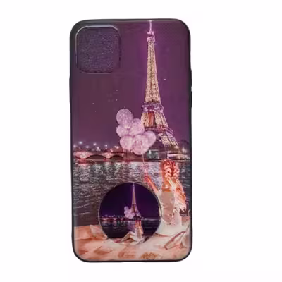 کاور طرح دخترانه کد 116 مناسب برای گوشی موبایل اپل iPhone 11 Pro Max به همراه پاپ سوکت