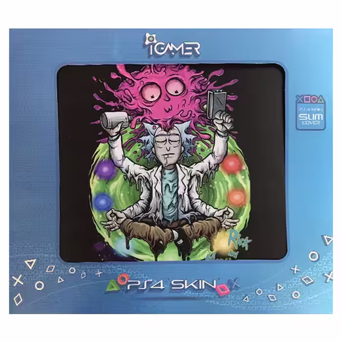 برچسب پلی استیشن ۴ اسلیم آیگیمر مدل Morty2