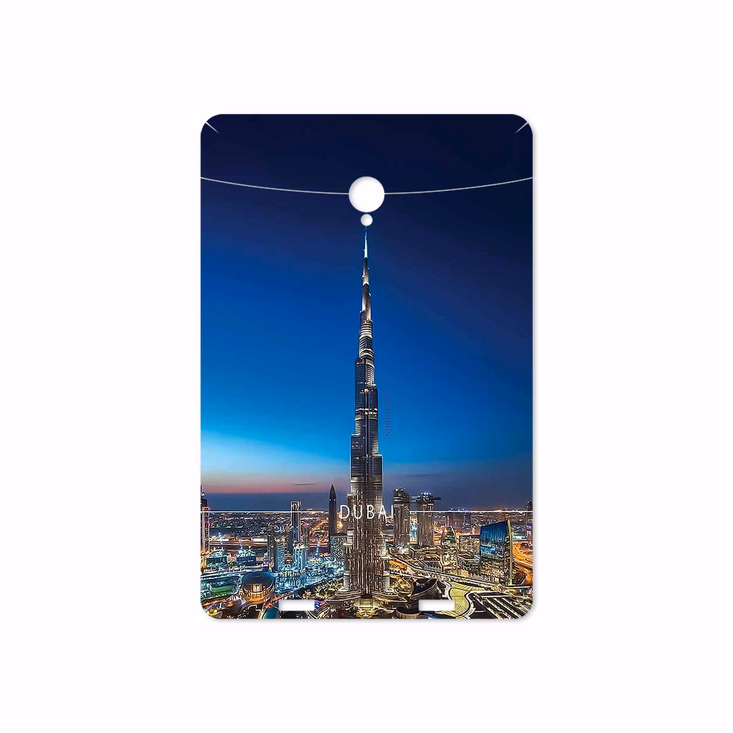 برچسب پوششی ماهوت مدل Dubai City مناسب برای تبلت وریکو Unipad