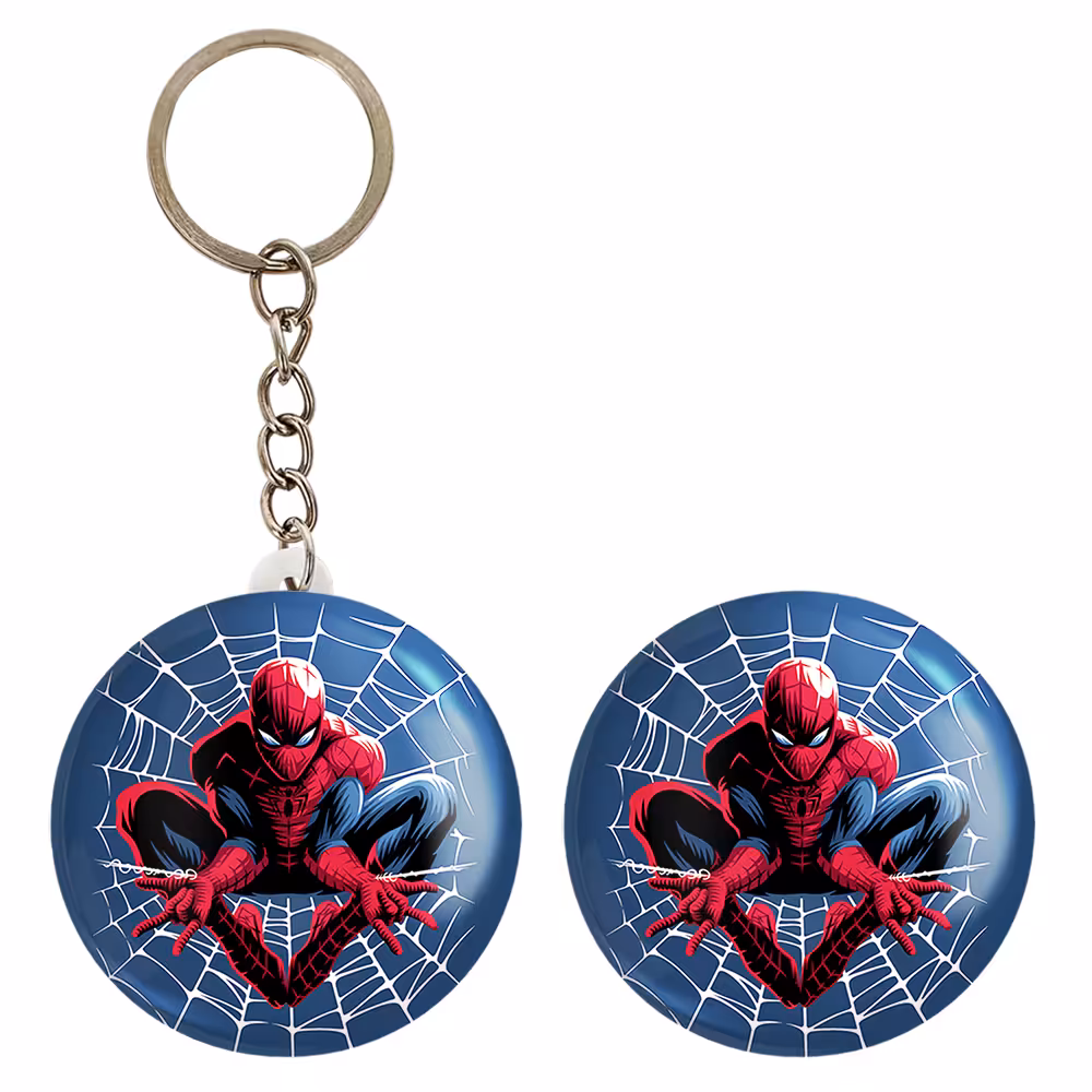 پیکسل خندالو مدل مرد عنکبوتی Spider Man کد 13180 به همراه جاکلیدی