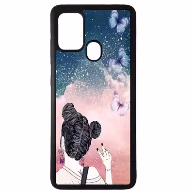 کاور طرح دختر کد 1146 مناسب برای گوشی موبایل سامسونگ galaxy m31