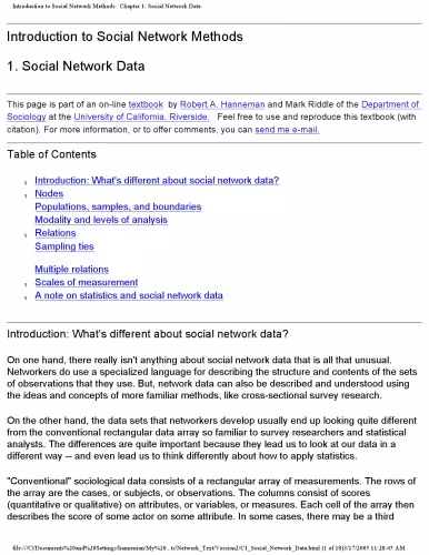 خرید و دانلود نسخه کامل کتاب Introduction to Social Network Methods