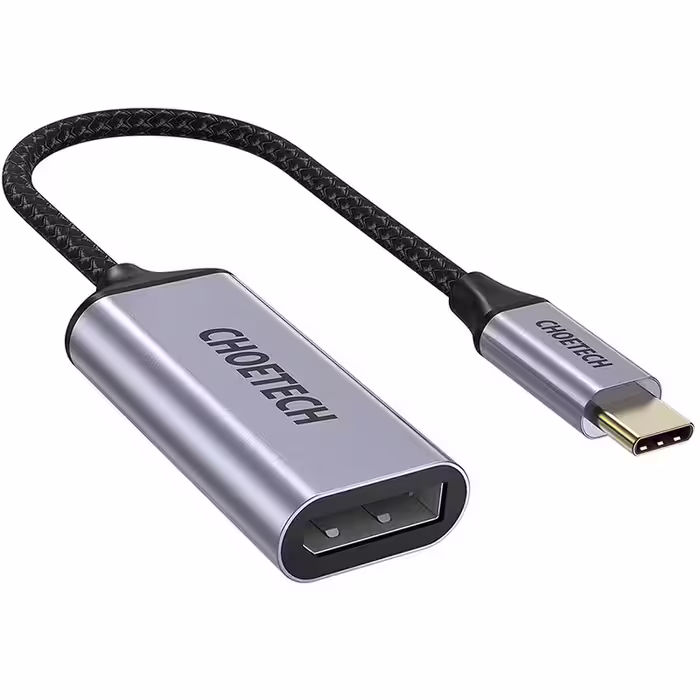 هاب CHOETECH چویتِک تبدیل USB-C به DP طول 20 سانتیمتر مدل HUB-H11 - Hiapple.ir