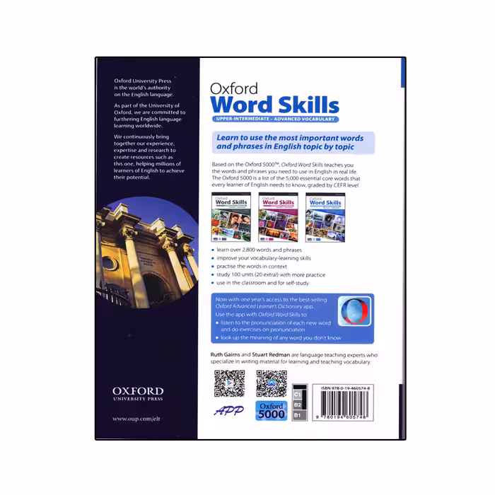 کتاب Oxford Word Skills Advanced Vocabulary Second Edition اثر Ruth Gairns And Stuart Redman انتشارات آرماندیس
