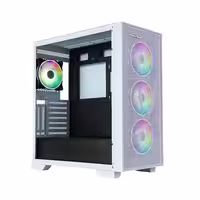 قاب کیس گیمینگ مدل MASTER TECH HUNTER X GAMING (در حد نو)سفید رنگ