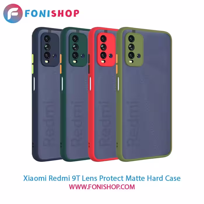 قاب ، کاور پشت مات محافظ لنزدار شیائومی Xiaomi Redmi 9T