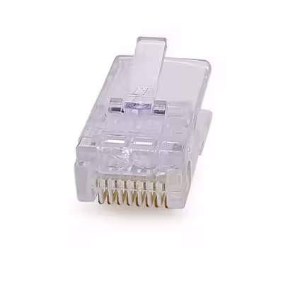 سوکت شبکه CAT5 مدل 8P8C بسته 50 عددی 