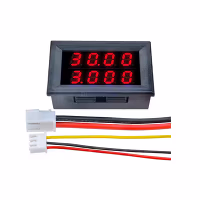 نمایشگر دیجیتال ولتاژ و جریان DC مدل 005
