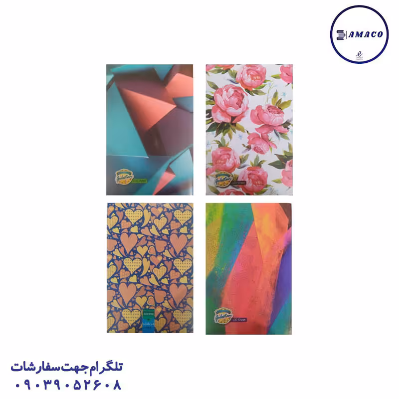 دفتر 100 خطی وزیری معمولی