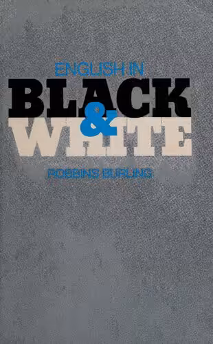 خرید و دانلود نسخه کامل کتاب English in Black and White
