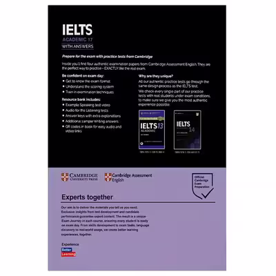 کتاب Cambridge IELTS 17 Academic اثر جمعی از نویسندگان انتشارات الوندپویان