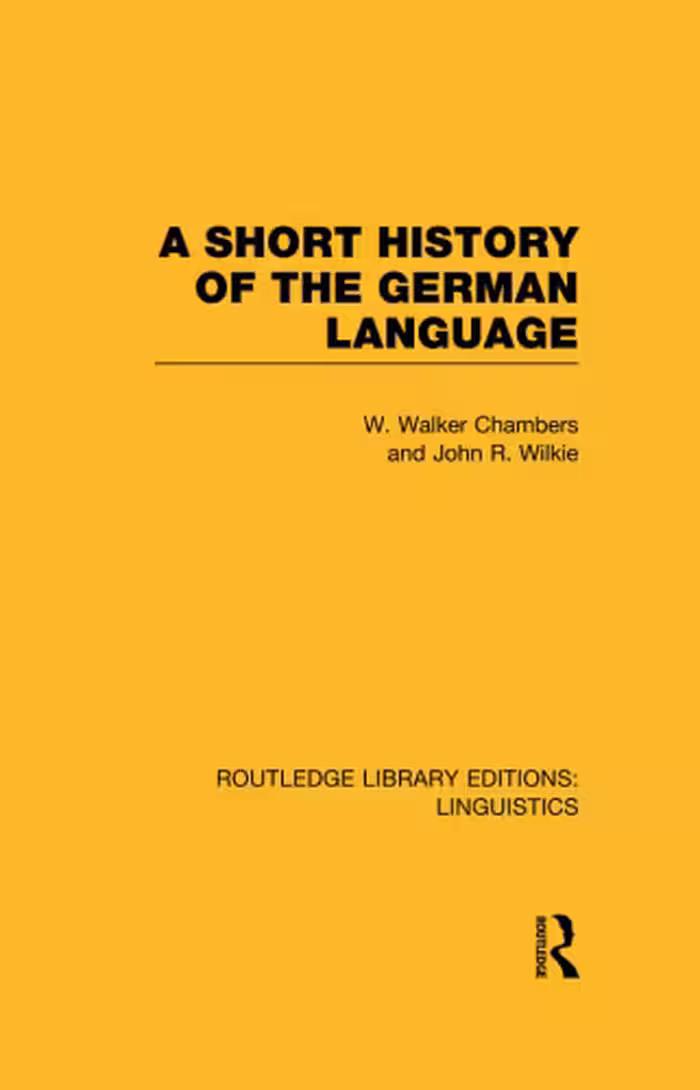 خرید و دانلود نسخه کامل کتاب A Short History of the German Language