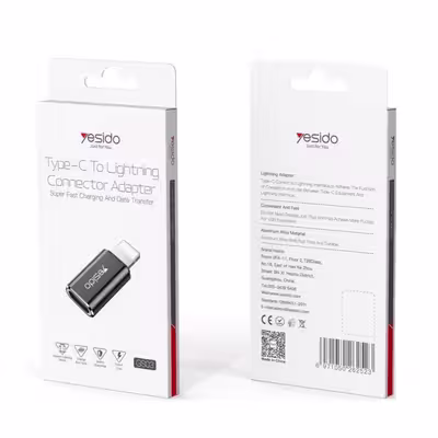 مبدل USB-C به لایتنینگ یسیدو مدل GS03