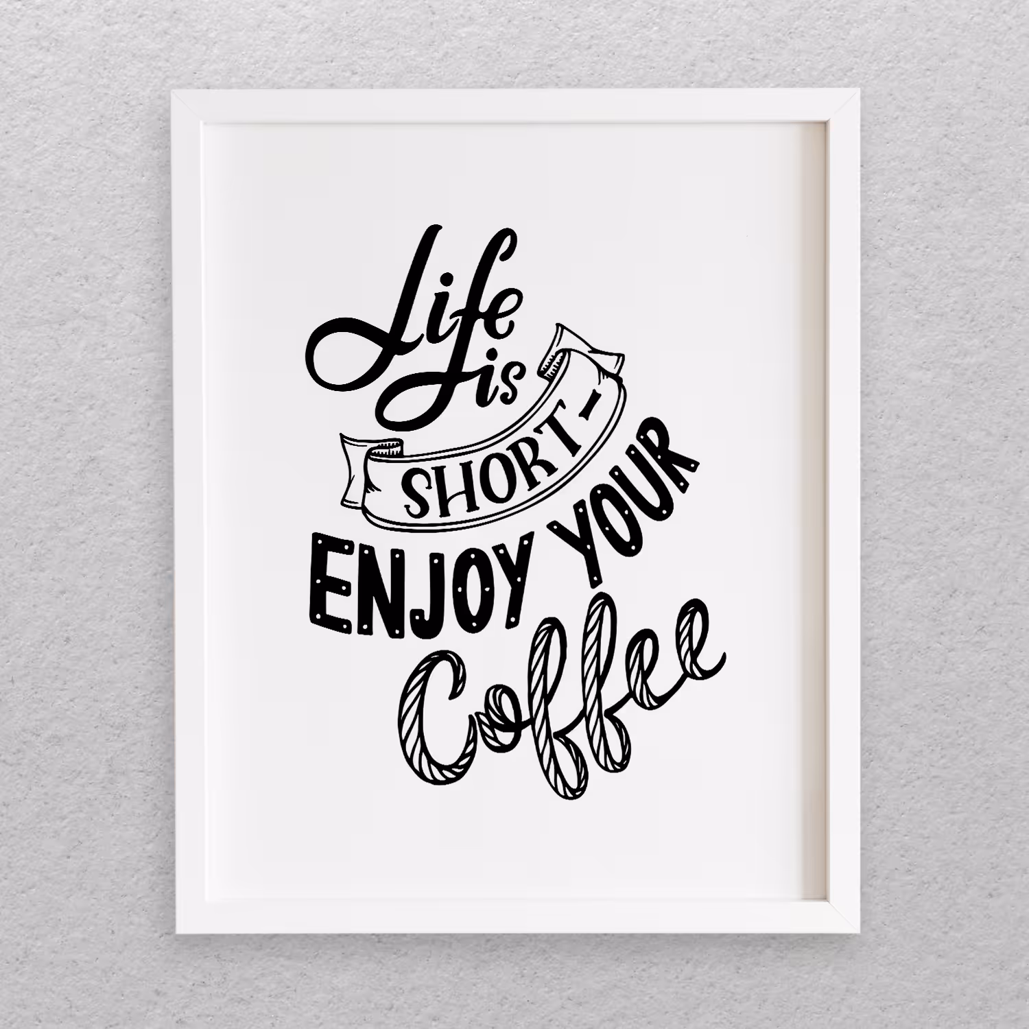 تابلو مدل نوشته انگلیسی طرح COFFEE کد 718