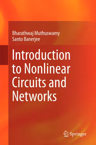 خرید و دانلود نسخه کامل کتاب Introduction to Nonlinear Circuits and Networks
