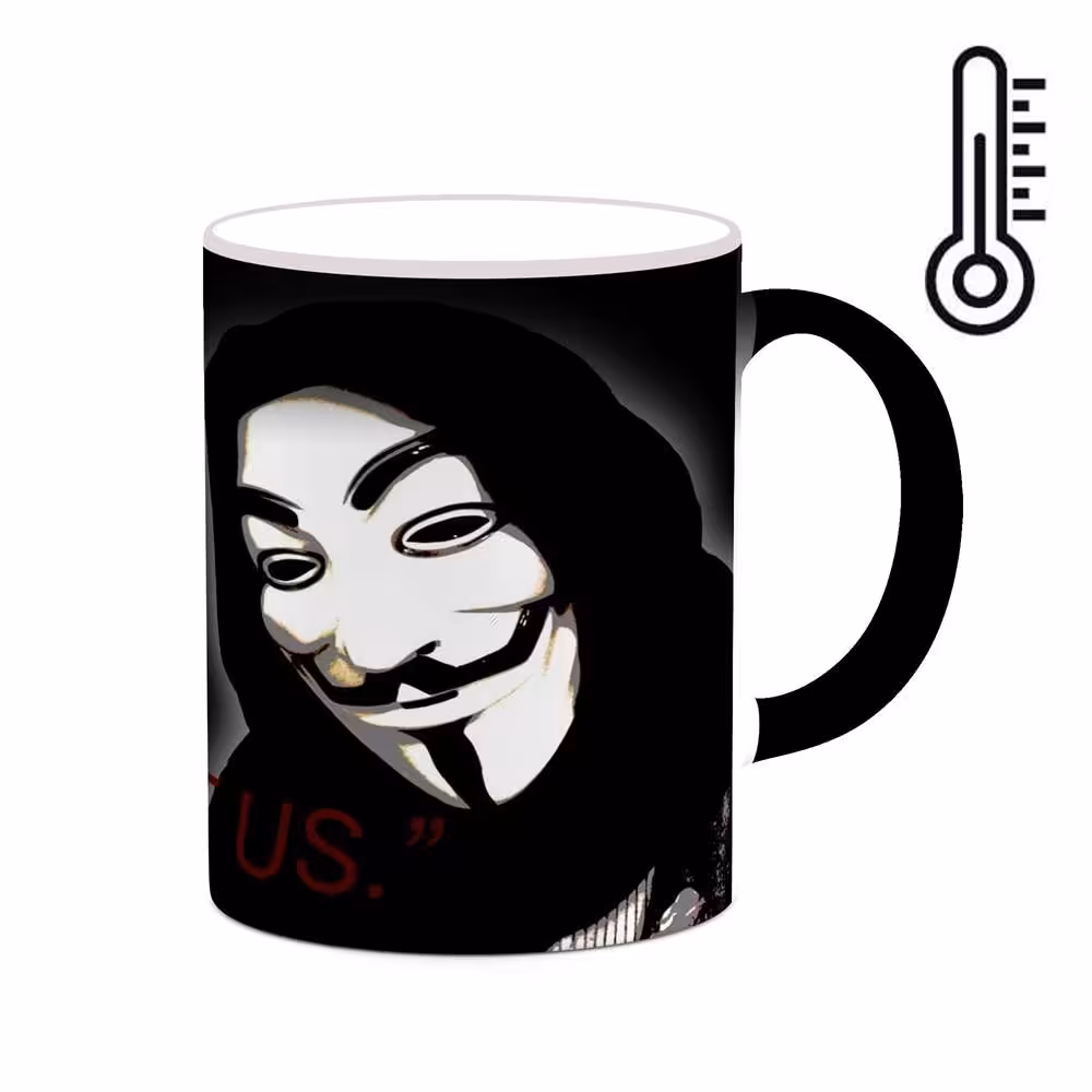 ماگ حرارتی کاکتی طرح Anonymous مدل mgh19308