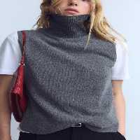 تاپ بافتنی زنانه زارا SOFT HIGH NECK TOP | تهران زارا TehranZara