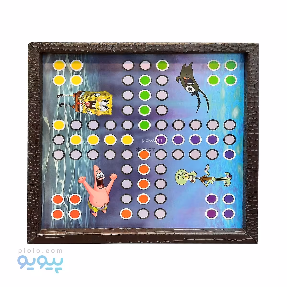 منچ و مارپله ساده چرمی