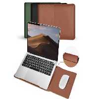 کاور مک بوک پرو 16 اینچ A2141 با قابلیت هولدر و پد موس کوتتسی Coteetci Multi Functional Leather Liner Bag MacBook Pro 16&quot; MB1088