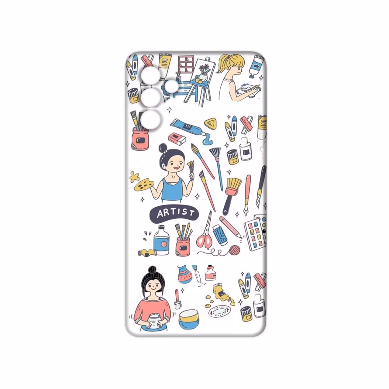 کاور مدل هنرمند کد 027 مناسب برای گوشی موبایل سامسونگ galaxy A14 4G / A14 5G