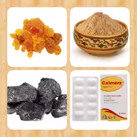 پک مومیایی و پودر چرمه گیاه معالج شکستگی و ترمیم استخوان و ضد  ترس آقای عطار 