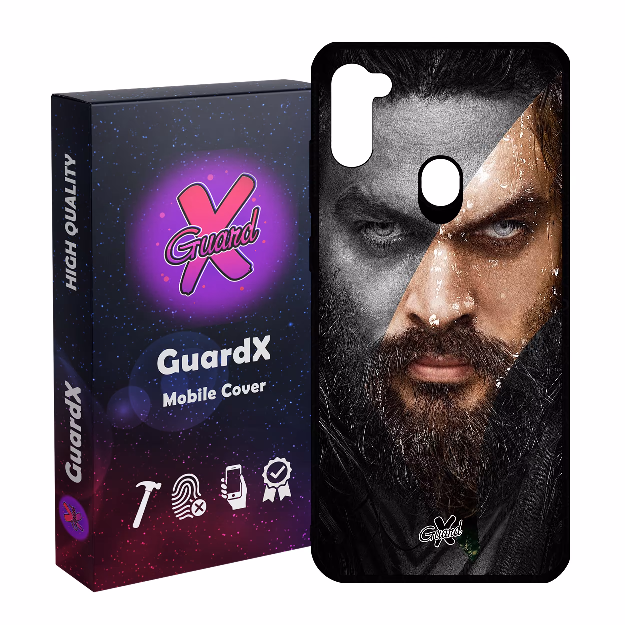 کاور گارد ایکس طرح Aqua Man مدل Glass10362 مناسب برای گوشی موبایل سامسونگ Galaxy A11