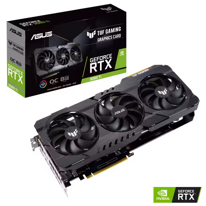 مشخصات، قیمت و خرید کارت گرافیک ایسوس مدل ASUS TUF RTX3060Ti 8G GAMING