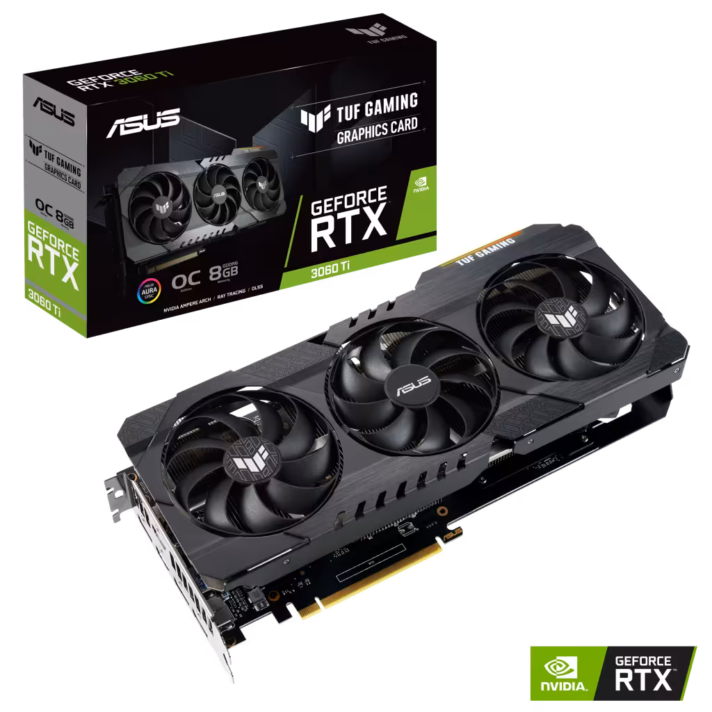 مشخصات، قیمت و خرید کارت گرافیک ایسوس مدل ASUS TUF RTX3060Ti 8G GAMING