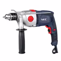 دریل 13 گیربکسی فلزی 2 دور چکشی 1050 وات NEC مدل 1331