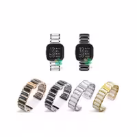 بند ساعت فیت بیت ورسا Fitbit Versa مدل سرامیکی Monowear