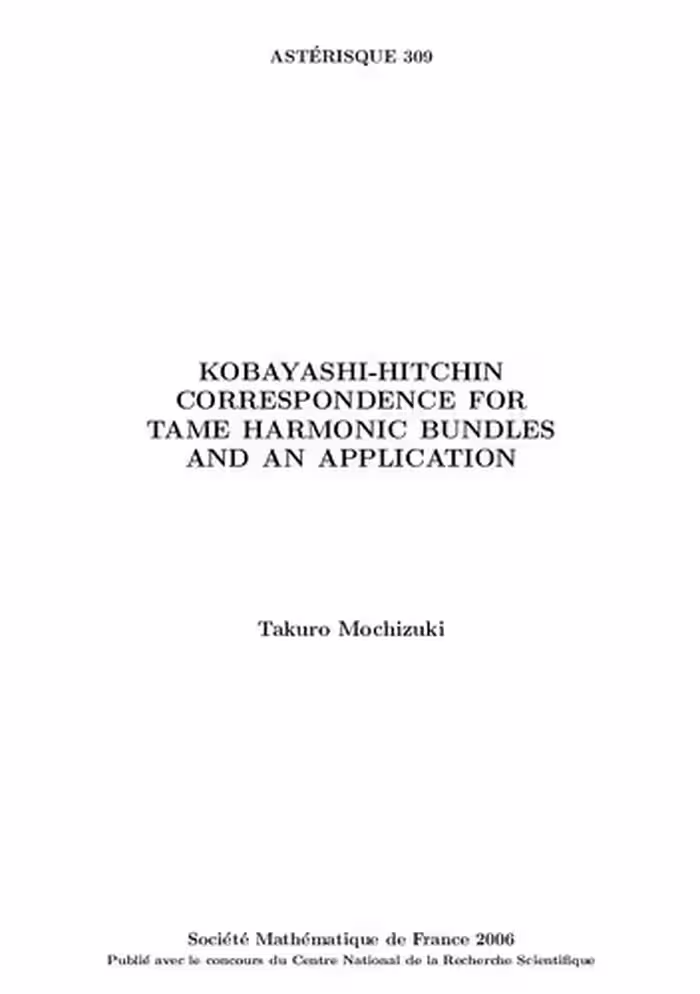 خرید و دانلود نسخه کامل کتاب Kobayashi-Hitchin correspondence for tame harmonic bundles and an application