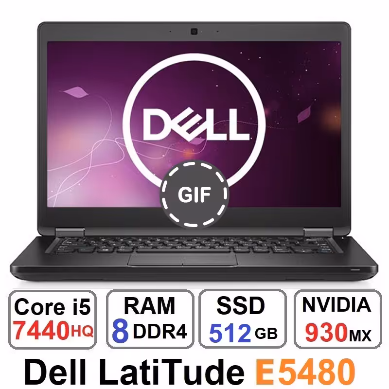 لپ تاپ دل Dell Latitude E5480 Core i5 7440HQ و NVIDIA 930MX