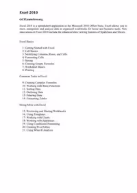 خرید و دانلود نسخه کامل کتاب GCFLearnFree.org. Excel 2010