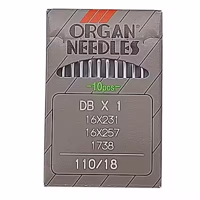سوزن چرخ خیاطی ارگان مدل DBx1 110/18 کد 1018 بسته‌ 10عددی
