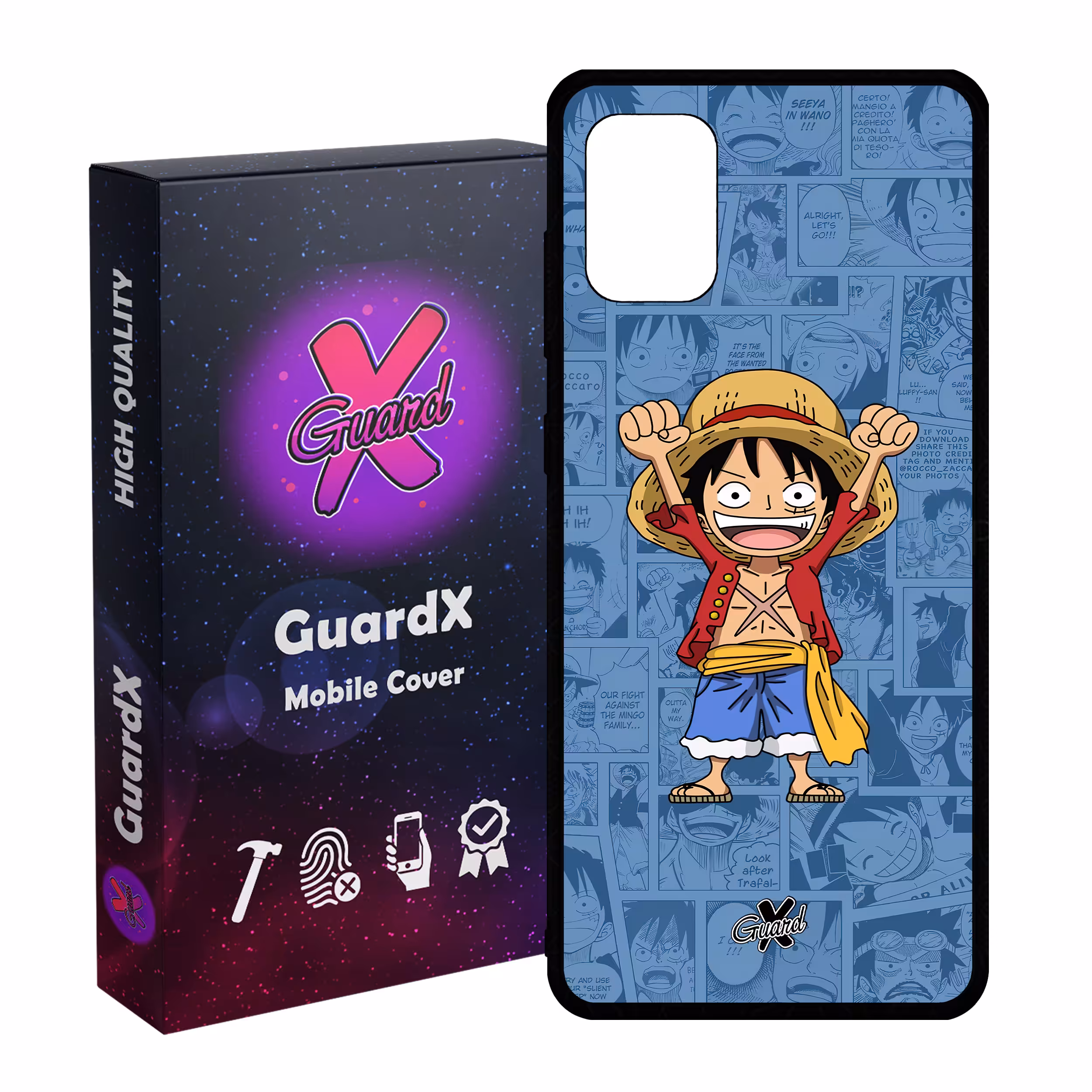 کاور گارد ایکس طرح One Piece Luffy Anime مدل Glass10464 مناسب برای گوشی موبایل سامسونگ Galaxy A31