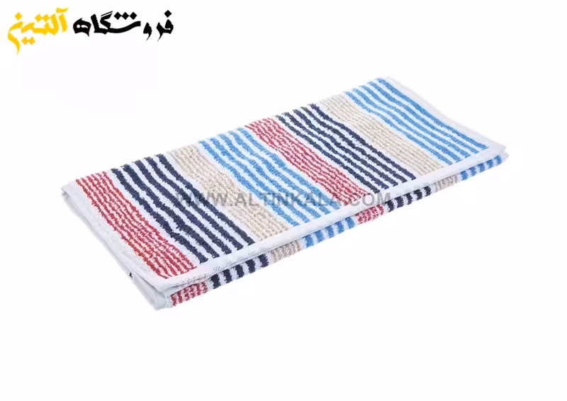 حوله حمامی برق لامع طرح شکوفه سایز 100×165
