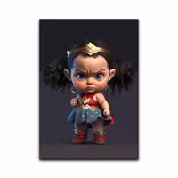 تابلو شاسی گوفی مدل اوجرز ماورل زن شگفت انگیز طرح WonderWoman کد FIG54 | دنیای قاب