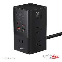 قیمت و خرید شارژر رومیزی باسئوس Baseus PowerCombo Tower 35w - شبکه ساز