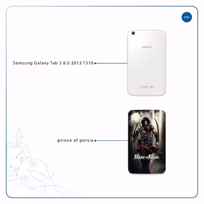 برچسب پوششی ماهوت مدل Prince of Persia مناسب برای تبلت سامسونگ Galaxy Tab 3 8.0 2013 T310