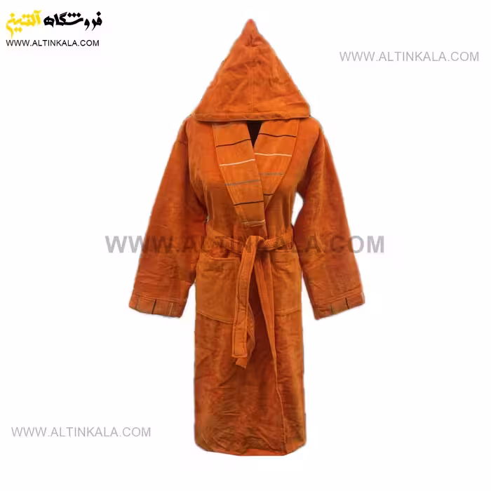حوله پالتویی برق لامع طرح آلفا نارنجی سایز 125