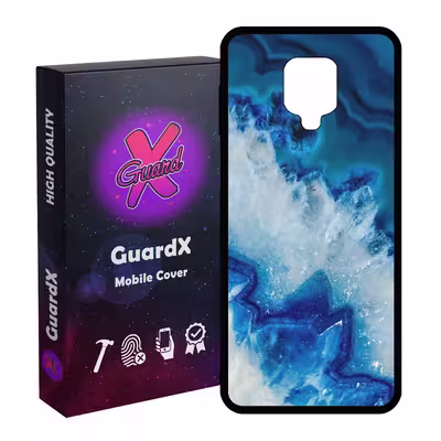کاور گارد ایکس طرح Blue مدل Glass10407 مناسب برای گوشی موبایل شیائومی Redmi Note 9S / Note 9 Pro / Note 9 Pro Max