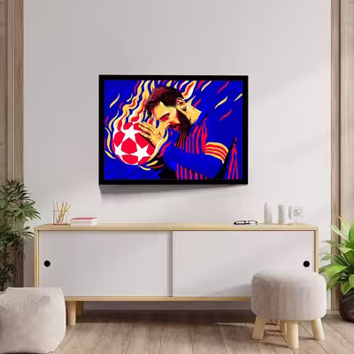 تابلو مدل messi کد F-10014