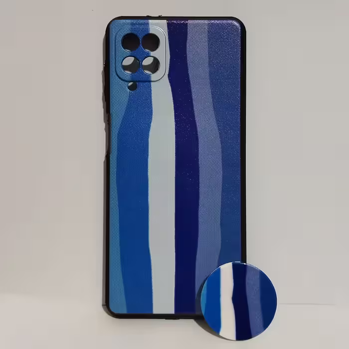 کاور مدل 1786 مناسب برای گوشی موبایل سامسونگ Galaxy A12 به همراه پایه نگهدارنده